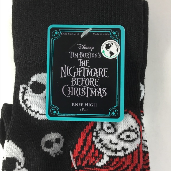 The Nightmare Before Christmas Knee High Socks - Picture 2 of 3